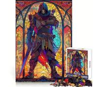 Stained Glass Rogue Hard Jigsaw Puzzle for Adults 1000 Pieces Recall Upgrade Gentle Relax Clear Cut Unique Gift 38x26cm