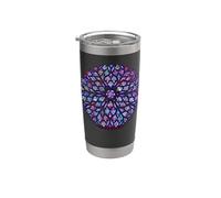 Stained Glass Rose Window, Sainte Chapelle, Paris Stainless Steel Insulated Tumbler