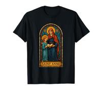 Stained Glass Saint Anne T-Shirt