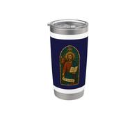 Stained Glass Saint Luke Stainless Steel Insulated Tumbler