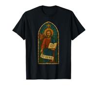 Stained Glass Saint Luke T-Shirt