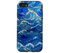 Stained Glass Sea Wave Nautical Style for Women Case for iPhone SE (2020) / 7/8