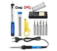 Stained Glass Soldering Iron | Adjustable Digital Soldering Kit 60W 230V | For Stained Glass Electronics Jewelry Guitars and Watches