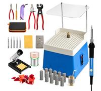 Stained Glass Starter Kit with Glass Grinder Machine, Start-Up Set for DIY Glass and Mosaic, Beginners and Hobbyists