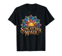 Stained Glass Suncatcher Maker Handmade Sun Rainbow Light T-Shirt