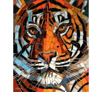 Stained Glass Tiger