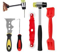 Stained Glass Tool Set - Flushed Bead Chisel Trowel,5 Piece Kit For Repair Renovation Sealing Putty And Removal Of Moldings In Home Improvement