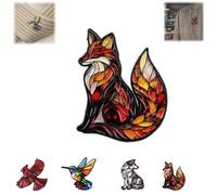 Stained Glass Wildlife Ena-mel Pi-ns, Unique Wildlife Animals E-namel Pi-ns Bulk for Crafts, Animals Enamel Pins Bulk, Collectible Animal Gift for Nature Lovers (D)