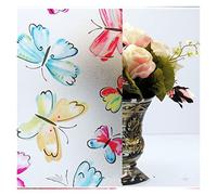 Stained Glass Window Film Stained Decorative Window Film Static Self Adhesive Glass Sticker Heat Control Vinyl Cling for Home Door Decals(M,75x200 cm)