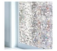 Stained Glass Window Film Window Stickers Glass Sticker Anti Film The PET Electrostatic Patch Self-Adhesive Frosted(Cobblestone,30 cm x 200 cm)