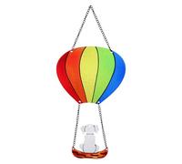 Stained Glass Window Hanging Angel Dog Memorial Gifts for Loss of Dog Sympathy Gift Suncatcher, Passing Away Remembrance Memory Ornaments for Dog Lovers, Pet Bereavement Rainbow Bridge Ornament