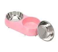 Stainl Steel Nonslip Double Pet Bowls Household Food Water Feeder For Medium And Small Pet S Yellow Pet Plieog Daily Neies (#5)