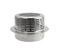 Stainles Steel Chimney Cap, Metal Chimney Cowl with Bird Guard, Vent Cover Cap, Rain Snow Hat, Mesh Protector(190MM)