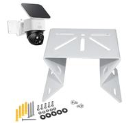 Stainles Steel Corner Mount Bracket Compatible with eufy SoloCam S340/E30/S330/E42,Exterior Wall Mounting Corner Bracket for PTZ Camera,Angle Mount Holder CCTV Surveillance Camera Adapter(Small Size)