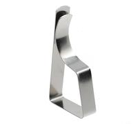 Stainless 1-Pack Tablecloth Clips Steel Outdoor Heavy-Duty Clip Holders Rust-Resistant for Picnic Silver Dining Party -