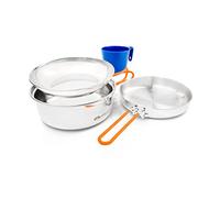 STAINLESS 1 PERSON MESS KIT GLACIER