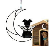 Stainless Acrylic Dog Monument, Rainbow Dog Memorial | Stainless Acrylic Dog Memorial Gift For Losing A Dog, Acrylic Pes Stainless Acrylic Angel Stainless Acrylic Dog Memorial Height Her