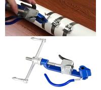 Stainless Banding Tool for Steel Strapping, Tensioner and Cutter with Adjustable Tightness, 380x210mm, Silver Blue