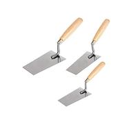Stainless Bucket Trowel, 160mm, Wooden Handle, Masonry, Bricklaying, DIY