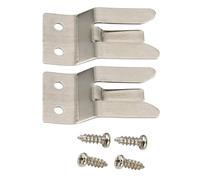 Stainless Car Radio Microphone Clip Holder With Screws Ensures Clear Calls And Stable Grip For Various Radios Driver Communication Accessory
