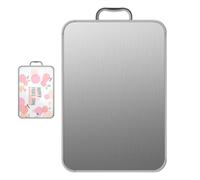Stainless Chopping Board - Metal Board, Reversible Kitchen Plate | Multifunction Cutter for Food, Sturdy Cutting Tool for Cooking Fruit Space, Meat Station Area, Salad Prep Corner