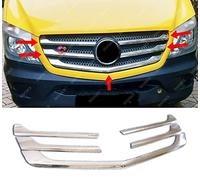 Stainless Chrome Front Grill 5 pcs STEEL with compatible SPRINTER W906 from 2013 to 2018