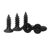 Stainless Countersunk Screws 20/50/100pcs Black 304 Stainless Steel M2 .6 M3 M4 M5 M6 Cross Countersunk Head Self Tapping(45mm,20pcs M5)