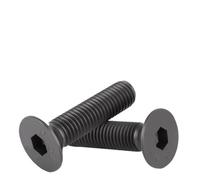 Stainless Countersunk Screws Allen Key Screws 1/4 5/16 3/8 7/16 1/2 5/8 Alloy Steel Black Countersunk Head Hex Socket(1-3I4 (44.5mm),3I8-24 UNF(2Pcs))