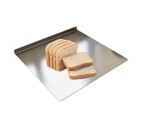 Stainless Cutting Board with Lip - Large Stainless Steel Kitchen Gadgets | Countertop Cutting Board | for Home Restaurant Commercial Outdoor Picnic BBQ Charcuterie Raw Pastry Sushi Butcher