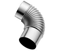 Stainless Elbow Chimney Pipe Stove Flue Pipe Elbow 90 Degree Galvanized Chimney Exhaust Adapter 100-200mm(160mm)