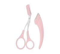 Stainless Eyebrow Trimmer Scissor,Eyebrow Scissors for Women,2 in 1 Eyebrow Trimmer Scissors with Comb,Curved Eye Brow Razor,Beauty Tool for Men Women