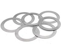 Stainless Flat Washer, Stainless Steel Flat Washer Ultra Thin Gasket High Precision Adjusting M3-M50(3x6x0.2 (100pcs))
