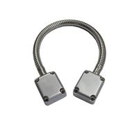 Stainless Flexible Exposed Mounting Sleeve Door Cord Access Protector Cord Access Control Cable Line Defender Wire Protector Cable Stainless Exposed Mounting Sleeve