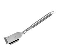 Stainless Grill Brush | BBQ Grill Cleaning Brush | Wire Cleaning Brush Scraper | Long Barbecue Stainless Brushes with Metal Scraper for All Kinds of Grills Heavy Duty Cleaning