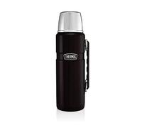 Thermos 190754 Stainless King Flask, Stainless Steel, Matt Black, 1.2 L