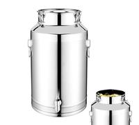 Stainless Kitchen Containers - Wine Container - Oil And Milk Bucket - Dry Products Breakfast Flakes Snacks Home Kitchen Pantry Countertop Shelves Apartment Lovers