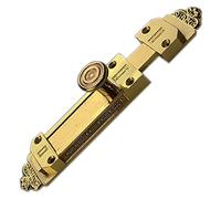 Stainless Latch Slide Bolts Lock, Brass Sliding Bolt Door and Gate Lock Ancient Brass/Bronze Finish 83mm/103mm(Ancient Brass,103mm)