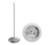 Stainless Measuring Probe Soil Thermometers for Garden Plant Tool Accurate Compost Soil Tester Temperature Monitors Home Garden Thermometers