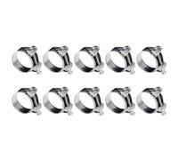 Stainless Pipe Clamp Wide Strap Single Bolt 18 Mm, 20to22mm | Threaded Hose Fastener for Installation Maintenance Service Pack 10