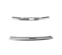 Stainless Rear Fender Protector Sill Cover For Subaru XV For Crosstrek GT 2019 2020 2018-2023 Car Accessories Trunk Bumper(Brushed Silver)