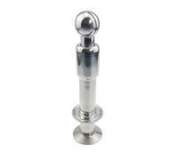 Stainless Rotary Spray Ball, 360 Degree Rotary Spray Ball 304 Stainless Steel Tri Clamp Coupling Multiple Sizes(50.5x64mm)