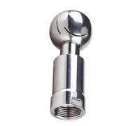 Stainless Rotary Spray Ball, SS304 Stainless Steel Rotary Spray Ball BSP Tank Cleaning Head 360 Degree Coverage 1/2 to 2 Inch 1pc(1/2inch)