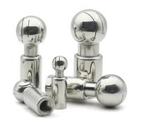 Stainless Rotary Spray Cleaning Ball, SS Spray Ball 1/4-2in 304/316L Internal Thread Sanitary Rotary CIP Tank Cleaning Head 1pc(1/4,316 L)