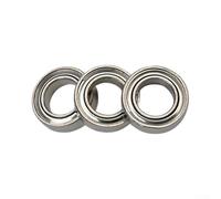 Stainless Sealed Bearings for Fishing Reel 7x4x2.5mm & 7x4x2mm Rust-proof Kit with Spacer Smooth Upgrade for Baitcasting(7 * 4 * 2.5mm)