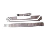 Stainless Silver Rear Trunk Inner Outer Bumper Plate Protector Guard Cover Kit For Mercedes For Benz For Vito V-Class W447 2014-2024 Auto Parts(All)