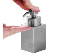 Stainless Soap Dispenser - 304 Stainless Steel 200ml Foaming Bottle | Liquid Hand Soap Dispenser with Refillable Pump for Bathroom, Kitchen, Shower, Sink, Shampoo, Conditioner | Home, Travel Use