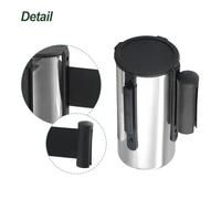 Stainless Stanchion Queue Barrier Wall Mount Crowd Control Retractable Shop(red-2m)