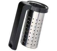 Stainless Steal Tea Strainer, Loose Tea Brewing Infuser, Magnetic Handle, Reuseable, Contemporary Style in Black Colour for Passionate Tea Lovers
