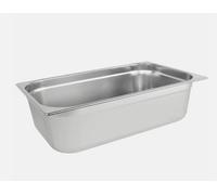 Vogue K924 Stainless Steel 1/1 Gastronorm Pan 20Ltr/150mm Deep Food Container, Silver