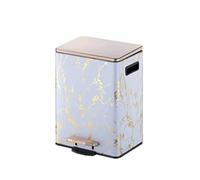 Stainless Steel 12L Recycling Bin with Soft-Close Lid & Pedal, Dual Inner Buckets for Kitchen Waste, Eco-Friendly Design, Ideal for Home & Office